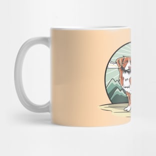 Toller Nova Scotia Duck Tolling Retriever Hiking Day Mug